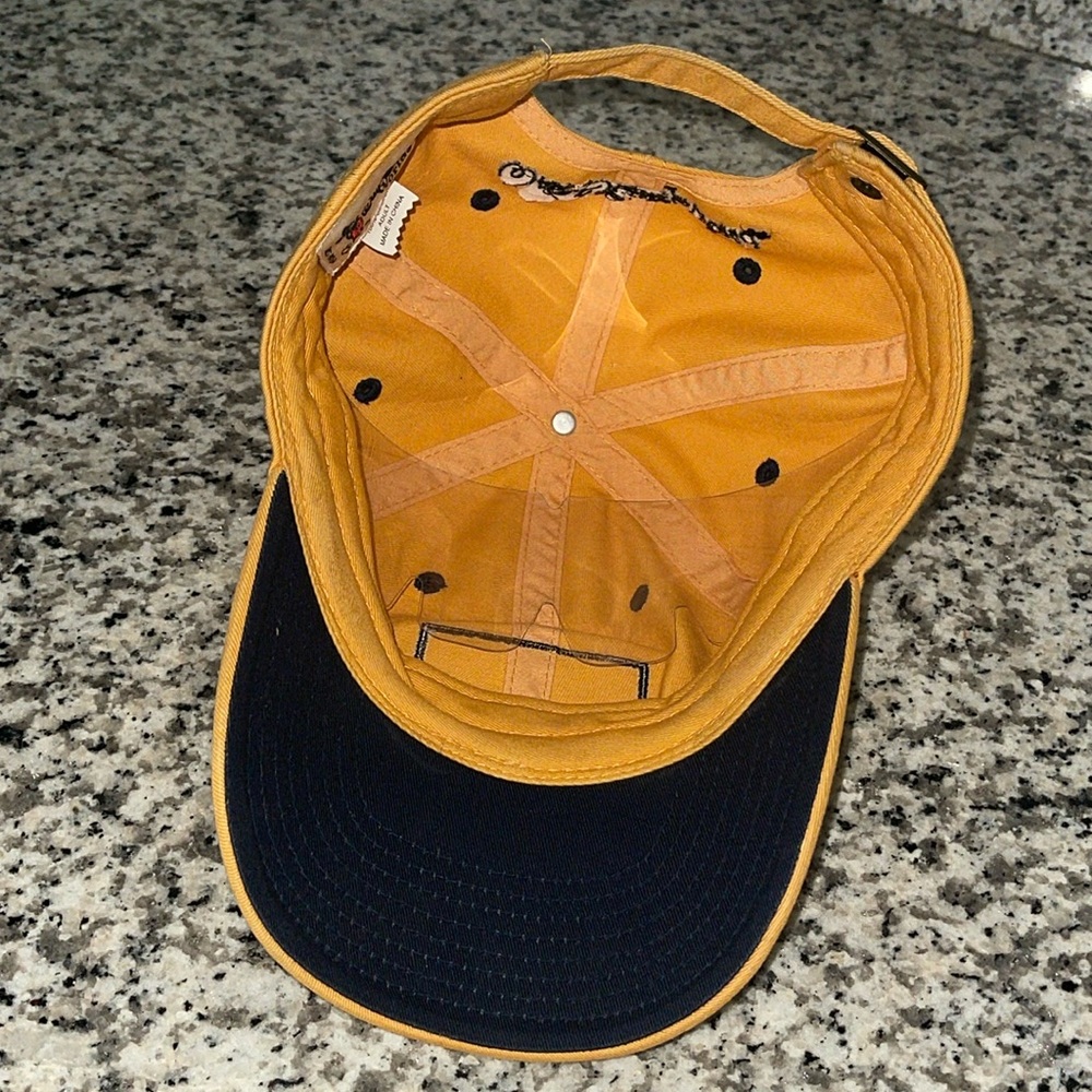 WALT DISNEY WORLD VACATION MICKEY MOUSE BASEBALL STRAPBACK ADULT YELLOW CAP - Picture 11 of 14